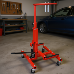 Cric hydraulique pour voiture, support de levage et démontage de portières, chariot en acier, hauteur minimale 12 pouces - Product Image 2