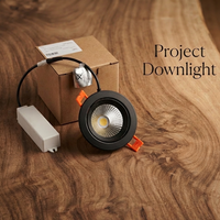 Éclairage intérieur, spot encastré au plafond réglable, 3w 5w 7w 15w COB Downlight, spot LED rond pour la maison, usage résidentiel