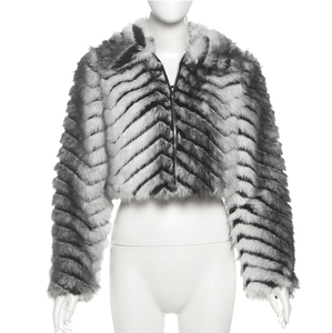 G00952C 2025 가을/겨울 핫 세일 여성 모피 코트 - Product Image 4