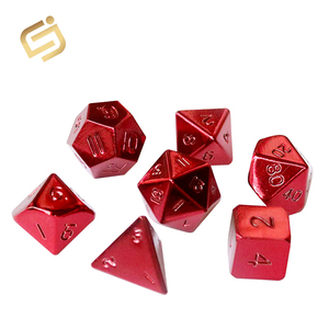 Set Bulk Polyhedral Gold 7Mm 8 Sided Game Metal <strong>Dice</strong> <strong>Custom</strong> - Product Image 4