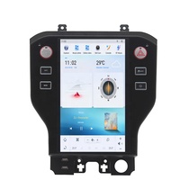 Autoradio GPS Navigation Player Carplay 4G de style Tesla Android 11 pour Ford Mustang 2013-2020