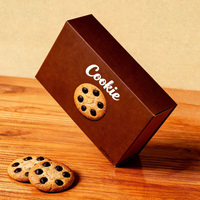 Boîte en papier personnalisée élégante rectangulaire écologique pour bonbons, biscuits, noix, chocolat, macarons, gâteaux, en-cas, cadeaux