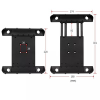 Support de fixation pour tablette sur plafond de camion, camping-car, fourgonnette, véhicule, support à rotule F150, support VESA pour tablette Samsung P585