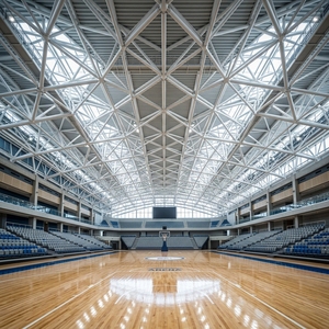 Structure en acier à grande portée pour bâtiments sportifs : terrains de tennis, stades intérieurs, salles d'escalade et arènes multisports - Product Image 1