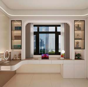 Ensemble de meubles de chambre à coucher de style élégant et luxueux, avec coiffeuse au design personnalisé - Product Image 3