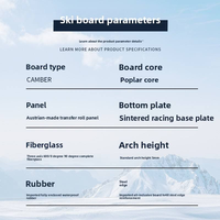 Snowboard pour les distributeurs - Design professionnel tout-terrain avec graphisme personnalisé et noyau en bois de peuplier