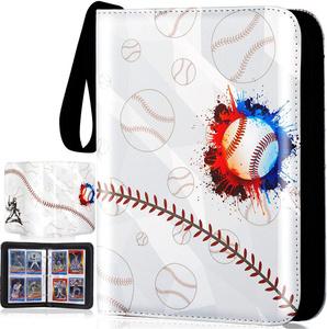 Custom Sublimation Business Card Book Pokemoned Card Binder 9 Pocket Zipper Pu Trading Card Binder