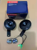 Vente en gros de klaxon de voiture compact 12V, tonalité haute et basse, 410Hz 510Hz, super son pour les véhicules Denso, bon marché