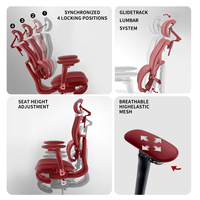 Nouvelle chaise de bureau ergonomique moderne pivotante maille inclinable jeu de conférence réglable chaise de direction bureau