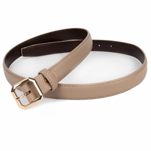 Ceinture décontractée pour femmes à largeur personnalisée avec boucle à ardillon et <span class=keywords><strong>double</strong></span> couture Design Ceinture pour femmes à la mode - Product Image 2