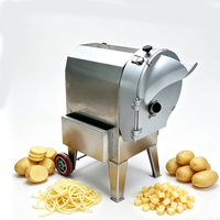 Machine industrielle de découpe et de désépaississement des légumes racineux, machine commerciale de découpe en cubes de pommes de terre et de légumes