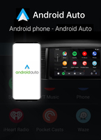 Boîtier intelligent portable 2-en-1 sans fil CarPlay et Android Auto avec ports USB-A/USB-C pour une compatibilité universelle et une amélioration de la conduite