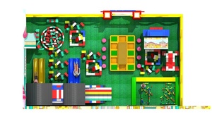 Sân Chơi Trẻ Em Trong Nhà Nhà Nhà Sản Xuất Công Viên Khối Xây Dựng Bọt Lớn - Product Image 2