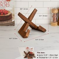 Support de livre de recettes pliable multifonctionnel en bois, présentoir de comptoir de cuisine, support de rangement pour épices, pour la décoration de livres de recettes