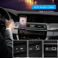 Prix usine USB C Type C à 3.5mm mâle Jack puce Audio numérique Aux câble stéréo de voiture pour téléphones
