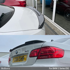 Aileron arrière en fibre de carbone style E92 M3 CS pour BMW Série 3 E92 Coupé 2005-2013 - Product Image 6