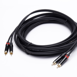 Cable de audio Rca de 1,5 m macho a macho con blindaje trenzado de cobre sin oxígeno para reproductor de DVD - Product Image 3