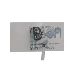 Transparent PET Rose Gold Foil Stamping Clear Label Sticker