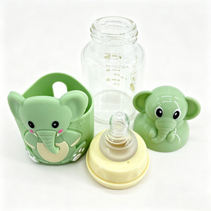 Biberons <span class=keywords><strong>en</strong></span> <span class=keywords><strong>verre</strong></span> personnalisés de 80 ml, <span class=keywords><strong>nouveau</strong></span> modèle, sans BPA, col standard, pour bébés de 0 à 24 mois, vente <span class=keywords><strong>en</strong></span> gros usine - Product Image 6