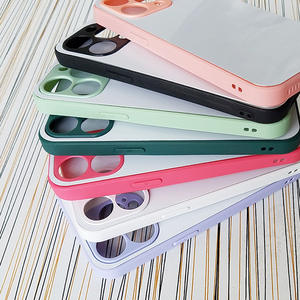 Fundas de teléfono de sublimación de TPU 2D a prueba de golpes personalizadas al por mayor de fábrica para iPhone 12 13 Pro Max fundas de sublimación en blanco coloridas - Product Image 3