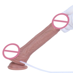 S8049-ZS Dual-Layer Silicone Squirting Dildo With Sex Holder Belt Realistic Slide Skin Stroker Sex <b>Toys</b> <b>for</b> <b>Man</b> Woman Sex Game - Product Image 3