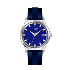 <span class=keywords><strong>Montre</strong></span> pour homme avec boîtier en acier inoxydable personnalisé, mouvement mécanique japonais NH35 authentique, aiguille lumineuse, verre saphir, 50 m - Product Image 5