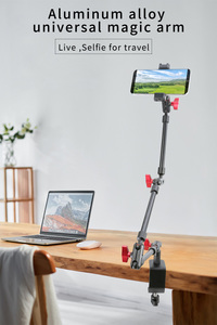 360 xoay bóng Đầu khớp nối ma sát ma thuật cánh tay với bàn kẹp - Product Image 2