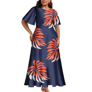 ชุดเดรสลายชนเผ่าโพลินีเซียนแบบใหม่สำหรับผู้หญิง ชุดเดรสเซ็กซี่สั่งตัดได้ ไซส์ใหญ่ ชุดราตรีพิมพ์ลายฮาวาย ชุดลำลองสำหรับผู้หญิง - Product Image 6