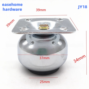 Gambe per Mobili in Ferro Cromato da 35mm, Rotonde e Lucide, di Lusso, per Divani, Tavolini, Letti e Scaffali - Prodotte in Cina - Product Image 6
