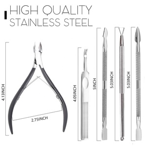 Nouveau coupe-ongles professionnel 2026 en acier inoxydable robuste pour ongles incarnés, pince à ongles demi-mâchoire, outils de manucure et de soin des cuticules - Product Image 4