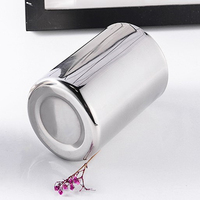 350ml/500ml acier inoxydable Double paroi bière tasse argent tasse à café Portable voyage bureau tasses à eau verres gobelet