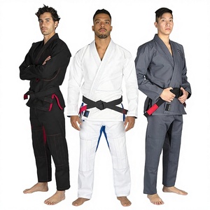 Custom Men Lightweight Taekwondo Tracksuit Set 100 Percent Cotton Long Sleeve Training Rash Guard Uniform - Product Image 3