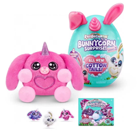 Vente en gros de jouets œufs surprise Rainbocorns Zuru authentiques, peluches lapin, poupées en peluche pour enfants, cadeaux de Pâques, anti-stress