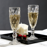 Verre à champagne en cristal, design élégant, pour vin blanc, vin mousseux, usage domestique, verre à vin rouge, verre à jus