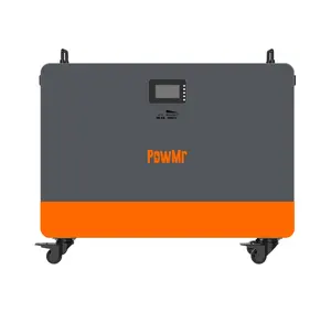 PowMr 51,2 V 280 AH Lithium-Ionen-Legespulene 15 kWh eingebautes BMS-System wiederaufladbare LiFePO4-Batterie