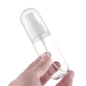 Botella vacía de plástico PET con forma de pastilla para loción, 30ml, 40ml, 50ml, 60ml, 70ml, 80ml y 100ml
