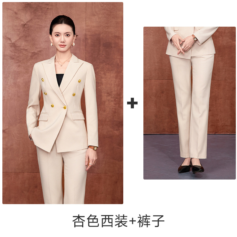 apricot suit pants