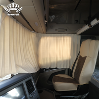Rideaux en Suède Personnalisables de Haute Qualité pour Camions, Arrière, avec Logo Brodé en PVC pour Scania/Volvo/Howo/Man/Daf/BMW/Renault/Mercedes