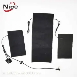 5V USB Heating Pad for Clothes Vest with Temperature Controller