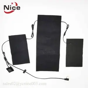 5 V USB Verwarming Pad voor Kleding Vest met Temperatuurregelaar