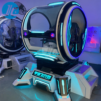 Le meilleur simulateur de vol de mouvement de cockpit 9D VR équipement de vol d'arcade intérieur/extérieur avec expérience de cinéma VR en métal/aluminium/acier