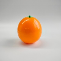 Joli pot en plastique vide en forme de fruit pour crème pour bébé, 30 ml, pot en forme d'orange, fabricant/grossiste