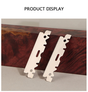 Personalizzare in acciaio inox doppio singolo bordo levigato un <span class=keywords><strong>corpo</strong></span> <span class=keywords><strong>lama</strong></span> lame da rasoio dritto per le sopracciglia gamba testa - Product Image 6