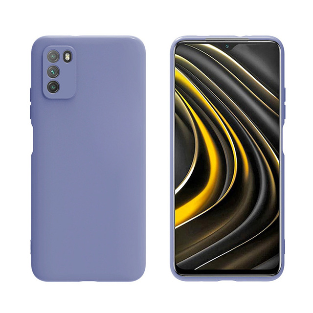 Luxury Liquid Silicone Candy Colors Shockproof Slim Imitate Rubber Phone Case for Xiaomi Poco M6 X7 M3 X3 NFC C71 C65 Back Cover