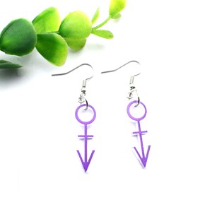 Pendientes Colgantes <span class=keywords><strong>de</strong></span> Estilo Atrevido, Estética Vanguardista, Joyería <span class=keywords><strong>de</strong></span> <span class=keywords><strong>Moda</strong></span> Oscura, Estilo Punk Rock Alternativo, Regalo para Adultos - Product Image 4