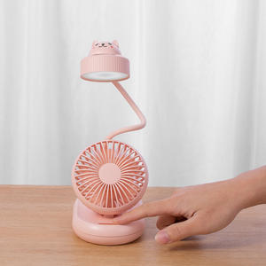 Nueva Lámpara de Mesa con Ventilador, Portátil para Camping, Multifuncional, Regalo para Bebés y Niños, Lámpara de Noche para Escritorio o Mesita de Noche, Linda Lámpara de Escritorio - Product Image 5