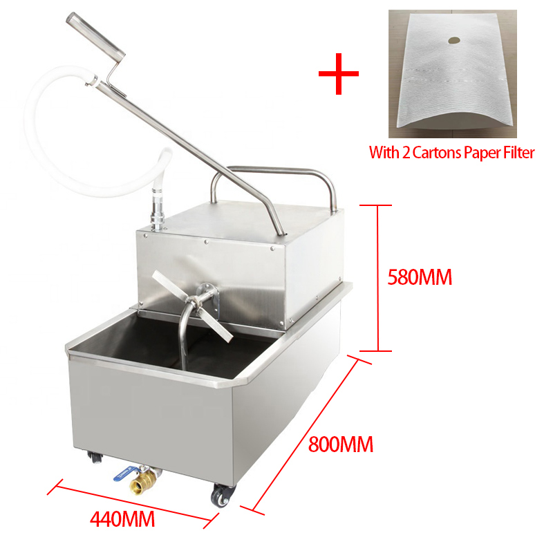 Глубокая фритюрница Yoslon RTS для использования в ресторане, машина для фильтрации масла, машина для фаст-фуда для ресторана, кухни, машина для фильтрации масла для приготовления пищи