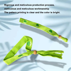 Braccialetto in Bambù Personalizzato Ecologico e Biodegradabile in Materiale RPET Gioielli di Moda Bracciale OEM - Product Image 3
