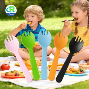 Juego de cubiertos de plástico de colores bonitos, desechables, cuchillo, tenedor y cuchara, perfectos para fiestas de cumpleaños infantiles, recuerdos para fiestas infantiles - Product Image 3