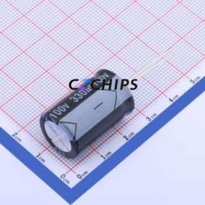 KF331M100J250A ตัวเก็บประจุชนิดอลูมิเนียมผ่านรู D16xL25mm 330uF 20% 100V 1.44A-100kHz - Product Image 1